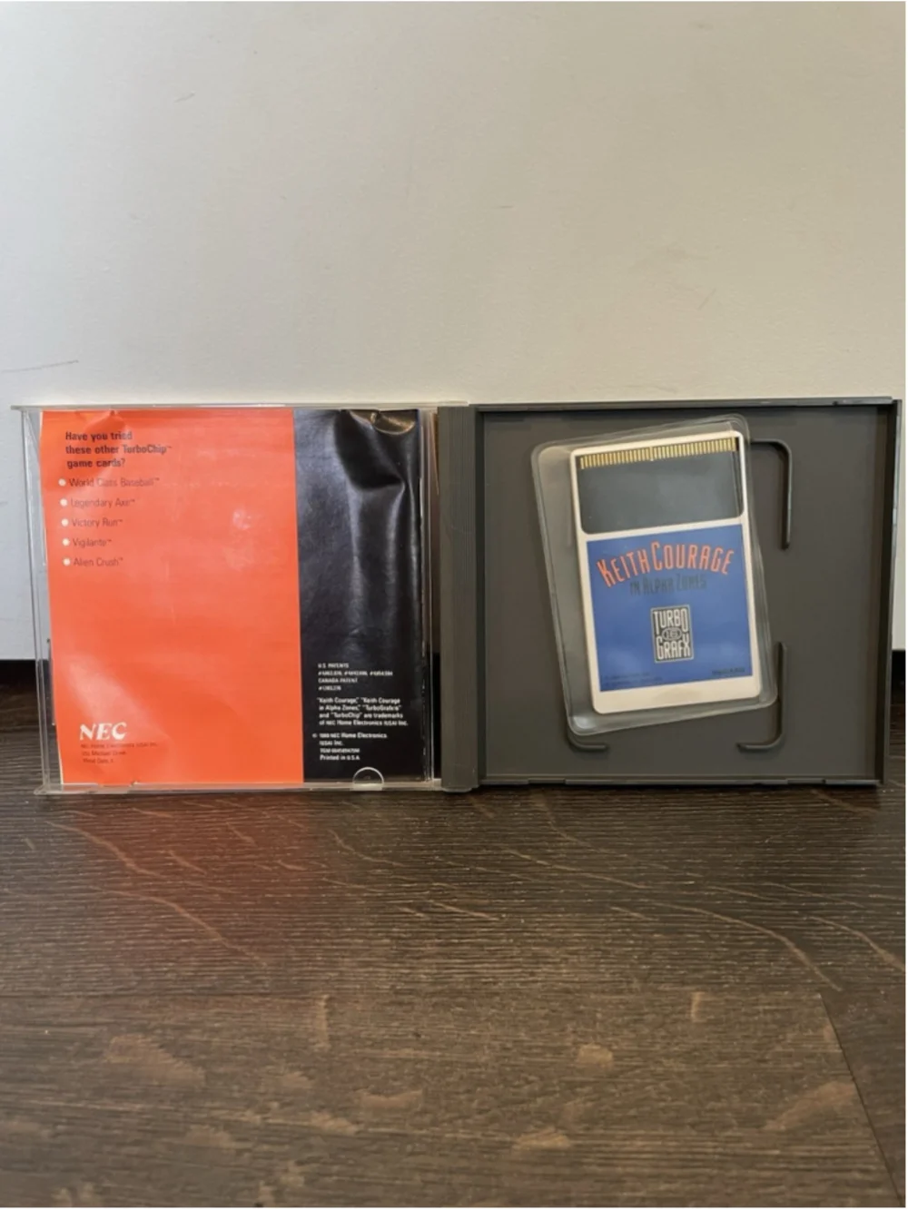 Keith Courage in Alpha Zones TurboGrafx-16, 1989 w/Manual